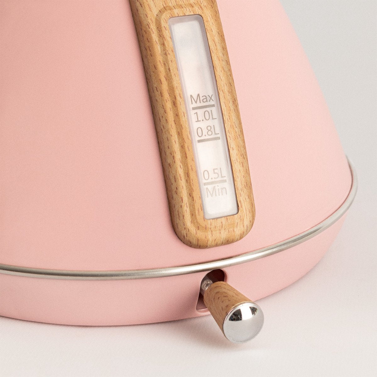 Create - Electric Water Kettle 1L Pastel Pink / Fast Boiling / 1200W