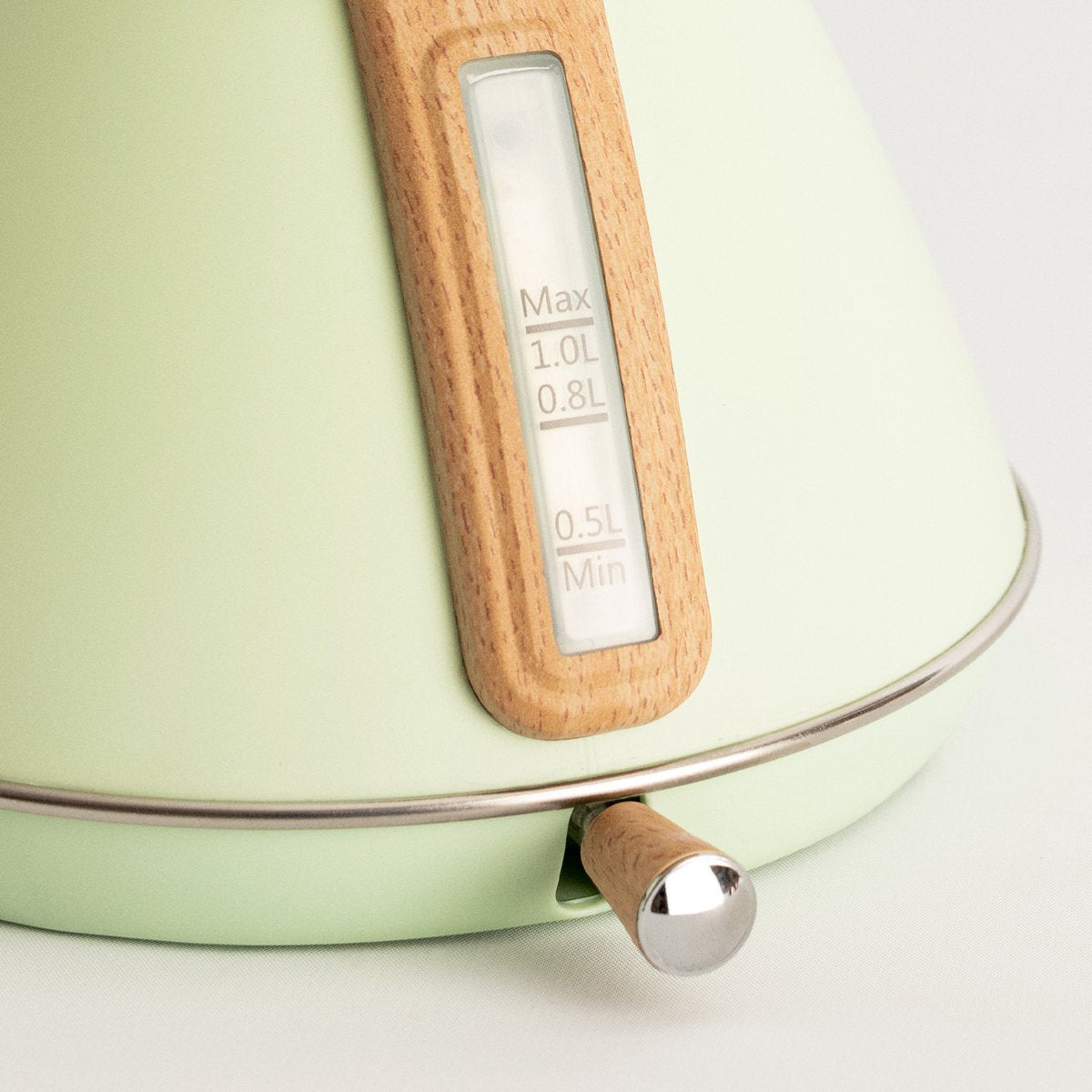 Create - Electric Water Kettle 1L Pastel Green / Fast Boiling / 1200W