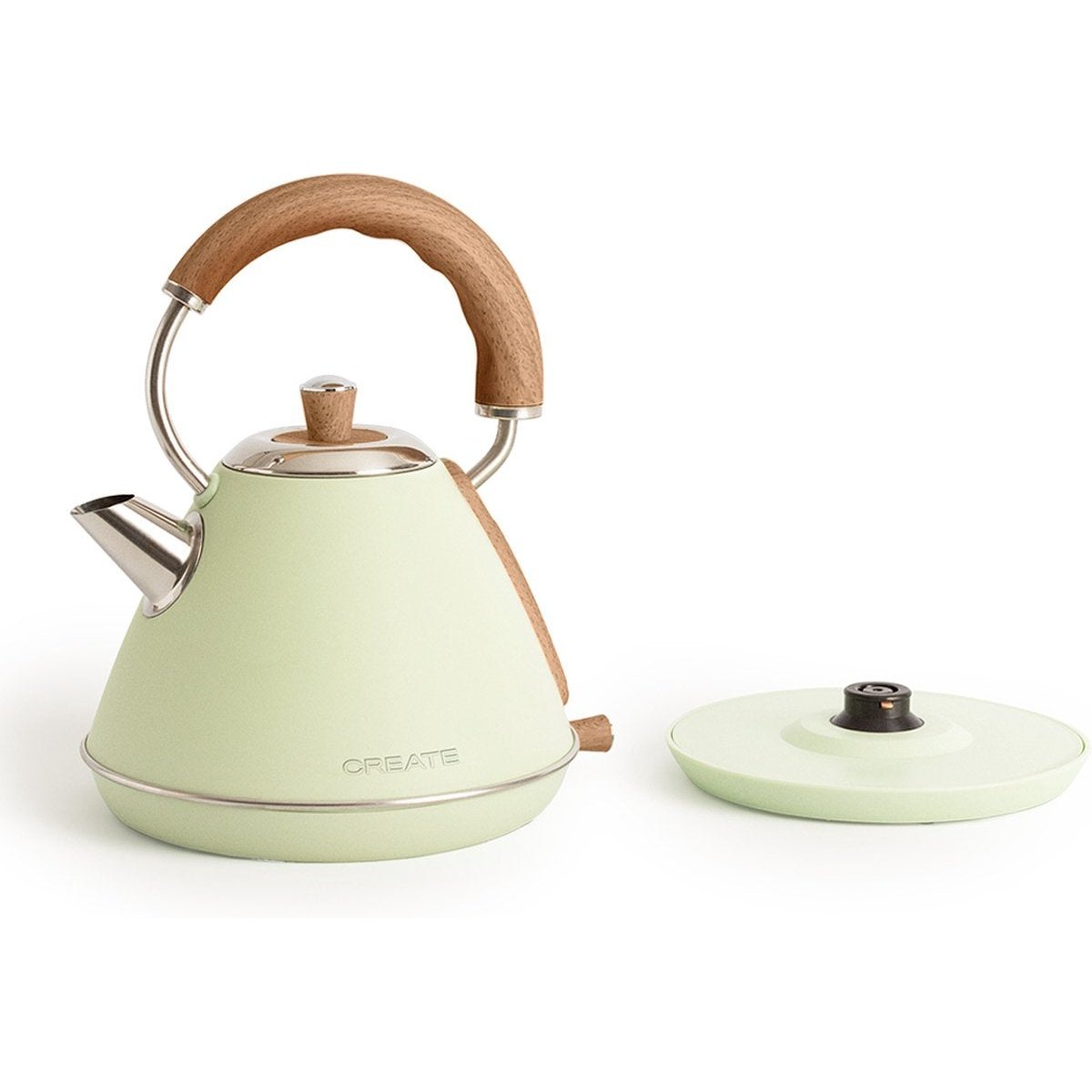 Create - Electric Water Kettle 1L Pastel Green / Fast Boiling / 1200W