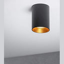 GTV Lighting - Aero II Ceiling Light - Surface-Mounted Downlight, Black