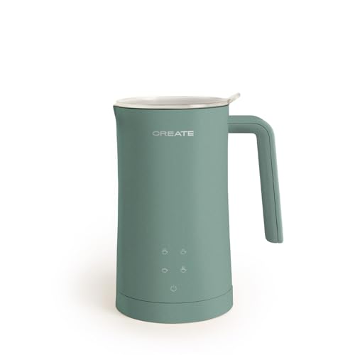CREATE Milk Frother / Electric Milk Frother, Sage Green