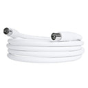 PremiumCord - Coaxial Antenna Cable 1m, 75 Ohm, IEC Female Plug, Shielded