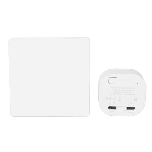 ABS - Self-Powered Long Range Doorbell Easy Install for Home & Hotel
