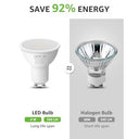 Lepro - GU10 LED Bulbs Warm White 4W 345lm 2700K Energy Saving Pack of 5