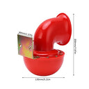 Akozon - 12V 150dB Red Air Horn for Truck, Boat, Motorcycle, Loud Cow Sound