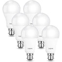 Lepro - 100W Equivalent Cool White 6500K B22 LED Bulbs, Pack of 6
