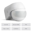 Sebson - Outdoor PIR Motion Sensor IP44, 12m Range, Wall Mounted, LED Compatible