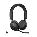 Jabra - Evolve2 65 Wireless PC Headset, Noise Cancelling, Teams-Certified
