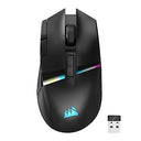 CORSAIR - Darkstar RGB Wireless MMO Gaming Mouse, 26K DPI, 15 Buttons, Black