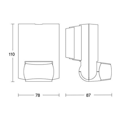 Steinel - IS 130-2 Motion Detector, 130° Sensor, 12m Reach, IP54