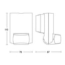 Steinel - IS 130-2 Motion Detector, 130° Sensor, 12m Reach, IP54