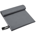 Actidry - Microfibre Hand Towels Set of 2, Quick-Drying, Lightweight, Dark Grey