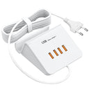 Alffreude 25W USB C Charger with 4 Ports and 1.5m Cable