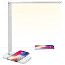 BIENSER - LED Desk Lamp with Wireless Charger, Touch Control, Dimmable Light
