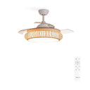Create - Wind Clear Ceiling Fan with Light, 40W, Ø108 cm, 6 Speeds, Retractable Blades, 3 Light Temperatures, Timer, Summer-Winter Mode