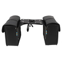 Keenso - Universal PU Leather Motorcycle Saddlebags, Weather-Resistant, High Capacity