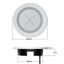 JE Make IT Simple - 15W Fast Wireless Desktop Charger for iPhone and Samsung
