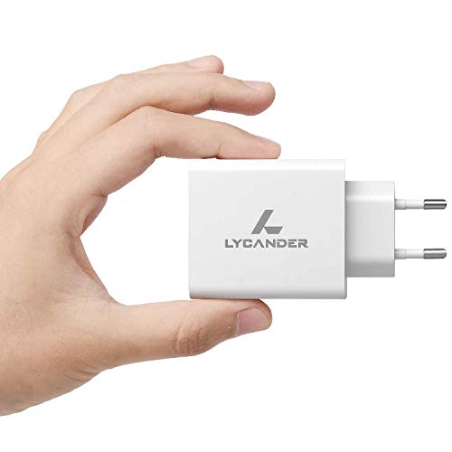 AMZ - USB Wall Charger EU Plug 4 Ports 5A Adaptive Charging