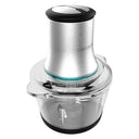Cecotec - 500W Electric Food Chopper with 4-Blade Stainless Steel, 2 Speeds, 500G Glass Bowl