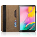 Samsung - Premium Slim PU Leather Folio Case for Galaxy Tab A 10.1 2019 - Brown