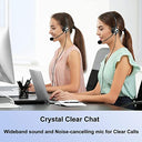 Wantek - USB Headset with Noise Cancelling Mic for Crystal Clear Chat