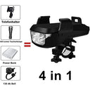 BikePro - 4 In 1 Waterproof Bike Phone Holder With Solar Power Bank & Bell