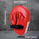 Deevoka - Curved Punch Mitts for Sparring, Durable PU Material, Ideal for Fitness