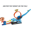 Hot Wheels - City Track Set with T-Rex Loop, Includes 1 Toy Car, Race Action