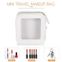 FomiYes - Clear Toiletry Bag, Portable Makeup Organizer, Zipper Closure, Travel-Friendly