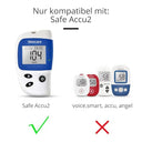 Sinocare - Blood Sugar Test Strips Set 50, Compatible with Safe-Accu2, Accurate & Reliable