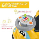 Chicco - Billy Walk & Ride Eco+, 2in1 Baby Walker & Rider, Ergonomic Handlebar, Wide Wheels, Sound & Lights