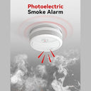 Cpvam - EN14604 Certified Smoke Alarms with Low-Battery Alert, 1 Pack