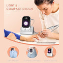 Housmv - Portable Electric Nail Drill 40000RPM, Rechargeable Cordless E-File with Bits