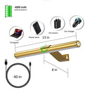 Mioblue - Rechargeable Picture Lights with Remote, Dimmable & Timer Function