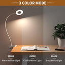 IZELL - 23 LED Reading Lamp with USB Charger, 3 Colors, 10 Brightness Levels