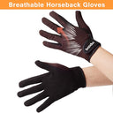 Peicees - Touchscreen Horseback Riding Gloves for All Ages, Durable & Breathable
