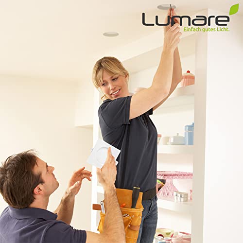 Lumare - Dimmable LED Recessed Spotlight 6W | Set of 9 Warm White Lights
