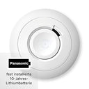 Ei Electronics - Ei650 10-Year Smoke Alarm, White, 3 Volts, Pack of 1