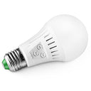 Elrigs - LED Motion Sensor Light Bulb, E26 Base, 7W 60W Equivalent , Warm White