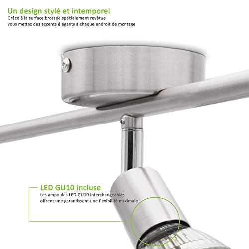 Lumare - 5W GU10 LED Ceiling Light | 400lm | Warm White | 120° Beam Angle