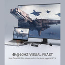 Dockteck - 7-in-1 USB C Hub With 4K 60Hz HDMI, Ethernet, USB 3.0, SD/Micro SD