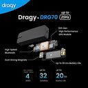Dragy - GPS Performance Meter with 25Hz Laptimer, Video Overlay, USB-C Charging