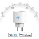 Antela - 16A WiFi Smart Plug with Timer, Energy Meter, Alexa & Google Home Compatible