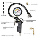 Uraqt - Tire Pressure Gauge with Inflator, 220 PSI, Quick Connect Coupler