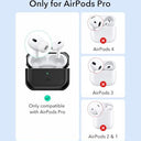 ESR - AirPods Pro 2nd Gen Case HaloLock With MagSafe, Full Drop Protection, Black