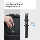 Spigen - 64" Selfie Stick Tripod with Wireless Remote, Extendable & Rotatable