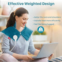 Comfytemp - Weighted Neck And Shoulder Heat Pad With 9 Heat Options