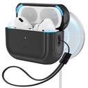 ESR - AirPods Pro 2nd Gen Case HaloLock With MagSafe, Full Drop Protection, Black