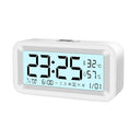 Noennull - Digital Alarm Clock with Multifunction Display, Temperature & Humidity