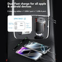 Cocivivre - 4-In-1 Retractable Car Charger with Quick Charge & USB Compatibility
